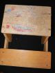 Vintage Child ' S Step Stool Chair 1900-1950 photo 3