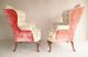 Henredon,  High End,  Wing Back Chairs,  Down Filled Cushions,  Velvet Back, Post-1950 photo 5