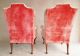 Henredon,  High End,  Wing Back Chairs,  Down Filled Cushions,  Velvet Back, Post-1950 photo 6