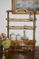 Old French Provence Primitive Farm Country Kitchen Spices Shelves Carved Wood Other photo 2