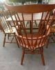 Nichols & Stone Comb Back Windsor Armchairs - Table 8 Chairs Post-1950 photo 2