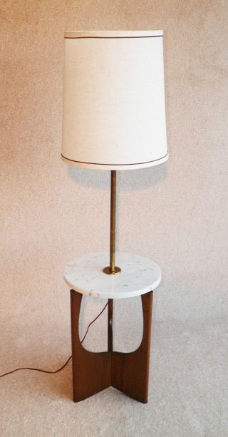 Danish Modern,  Mid Century Modern,  Architectural Table & Lamp Bladimir Kagan Style photo