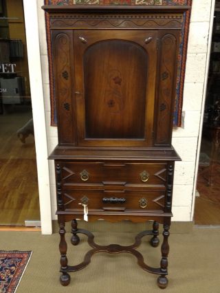 Antique Brown Cabinet Circa 1800 photo