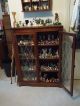 Antique,  One - Owner,  Bookcase With 2 Full Glass Doors,  Finish & Glass 1900-1950 photo 1