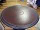 Vintage Leather Clad Occassional Table - - Entirely Covered And Post-1950 photo 1