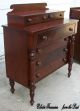 Early Empire Chest Of Drawers Flame Mahogany And White Pine 1800-1899 photo 1