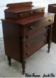 Early Empire Chest Of Drawers Flame Mahogany And White Pine 1800-1899 photo 3