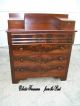 Empire Chest Of Drawers Flame Mahogany And Cherry 1800-1899 photo 1