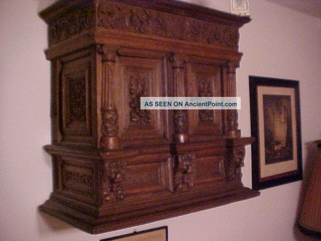 Antique Early Baroque Cabinet 1604 Pre-1800 photo