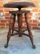 Claw Foot Stool,  Vintage 1900-1950 photo 2