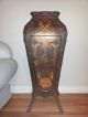 Pair French Empire Bombe Pedestal Tables Stands Unknown photo 1
