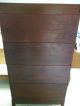 Globe Wernicke Mission Barrister Bookcase 4 Sections D Series Mahogany Stacking 1900-1950 photo 11
