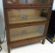 Globe Wernicke Mission Barrister Bookcase 4 Sections D Series Mahogany Stacking 1900-1950 photo 3