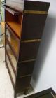 Globe Wernicke Mission Barrister Bookcase 4 Sections D Series Mahogany Stacking 1900-1950 photo 6