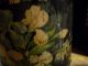 Charming Vintage 1950 ' S/60 ' S Hand Painted Tole Wastebasket Other photo 5
