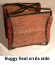 Very Rare Antique Folding Buggy Seat (1895) (possibly Amish) 1800-1899 photo 5