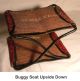 Very Rare Antique Folding Buggy Seat (1895) (possibly Amish) 1800-1899 photo 6