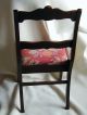 Vintage Solid Wood Carved Back Side Chair With Curved Back And Legs Elmira,  Ny 1900-1950 photo 5