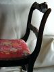 Vintage Solid Wood Carved Back Side Chair With Curved Back And Legs Elmira,  Ny 1900-1950 photo 6