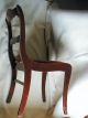 Vintage Solid Wood Carved Back Side Chair With Curved Back And Legs Elmira,  Ny 1900-1950 photo 7