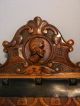 Antique Flemish Chairs With Lion Claw Feet - Embossed Leather 1800-1899 photo 2