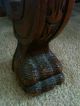 Antique Flemish Chairs With Lion Claw Feet - Embossed Leather 1800-1899 photo 6