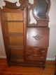 Antique Oak Secretary Desk With Bookcase 1800-1899 photo 4