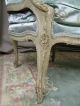 18c Antique Duchesse Brisee French Louis Xv 3 Part Chaise Bergere Polychromed Pre-1800 photo 7