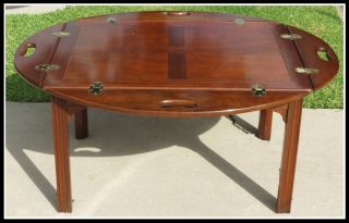 Vintage Baker Furniture Butlers Tray Coffee Table Nr photo
