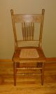 Vintage Maple Chair W/ Cane Seat - Primitive,  Rustic,  Country,  Shabby Wood Chair Unknown photo 2