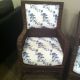 1940s Wicker Set 2 Chairs And 1 Rocker Very Tight Weave Very Solid Excellent Con 1900-1950 photo 1