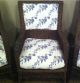 1940s Wicker Set 2 Chairs And 1 Rocker Very Tight Weave Very Solid Excellent Con 1900-1950 photo 2