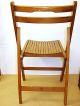 Retro Slatted Seat Wood Folding Chair - Church - School - Confrence Room Unknown photo 5