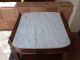 Grosfeld House French Empire Marble Top Mahogany Table Classical Rare 1900-1950 photo 6