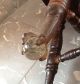 Antique Victorian Piano Stool Adjustable Bench Glass Claw Ball Feet 1900-1950 photo 4