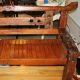 Antique Solid Wood Bench 400 Years Old Pre-1800 photo 1