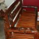 Antique Solid Wood Bench 400 Years Old Pre-1800 photo 6