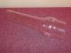 Vintage Clear Glass Oil Lamp Chimney 3 Inch Fitting 20th Century photo 1