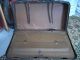 Antique/vintage Black Leather Suitcase Luggage Student Kent State College 1930 ' S 1900-1950 photo 5