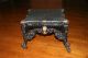 Antique Victorian Edwardian 1800 ' S Cast Iron Ornate Gold Metal Bench Foot Stool 1800-1899 photo 4
