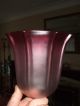 Old Satin Finish Cranberry / Ruby Lamp Shade Lamps photo 3