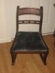 Antique 1940 ' S Solid Mahogany Child Rocking Chair Other photo 3