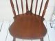 Antique 1940 ' S Solid Mahogany Spindle Back Chair Other photo 1