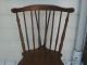 Antique 1940 ' S Solid Mahogany Spindle Back Chair Other photo 2