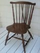 Antique 1940 ' S Solid Mahogany Spindle Back Chair Other photo 3