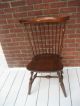 Antique 1940 ' S Solid Mahogany Spindle Back Chair Other photo 3