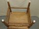 Antique Pair Of Primitive Hitchcock Chairs W/rush Seats - - One 