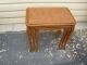 48251 Cherry Stack Nesting Table S Stand S W/ French Legs 1900-1950 photo 6
