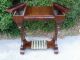 Rare Antique Flame Mahogany Empire Woman ' S Sewing Work Table 3 Storage Spaces 1800-1899 photo 8