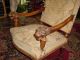 French Louis Napoleon Carved Walnut/tapestry Lion Chair 1800-1899 photo 6
